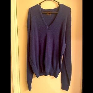 Navy Blue V-Neck Sweater